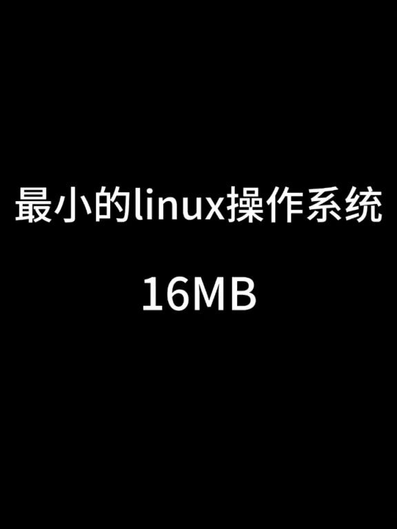 [图]最小的Linux操作系统，16MB你用过吗