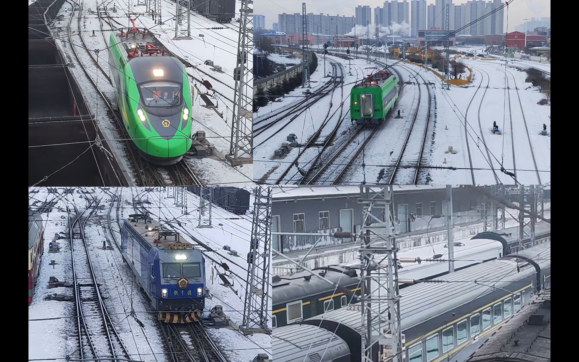 哈爾濱東拍車 鐵牛號 cr200j動力車單機 疑似軌檢回送