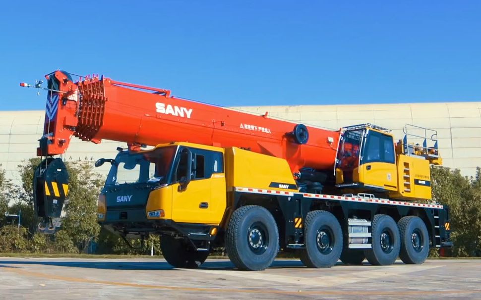 三一sany sac1200e 四轴全地面起重机_哔哩哔哩_bilibili