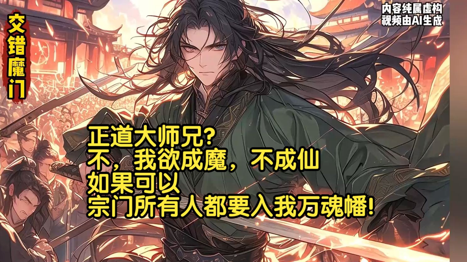 《交错魔门》正道大师兄?不,我欲成魔,不成仙,如果可以,宗门所有人都要入我万魂幡!哔哩哔哩bilibili