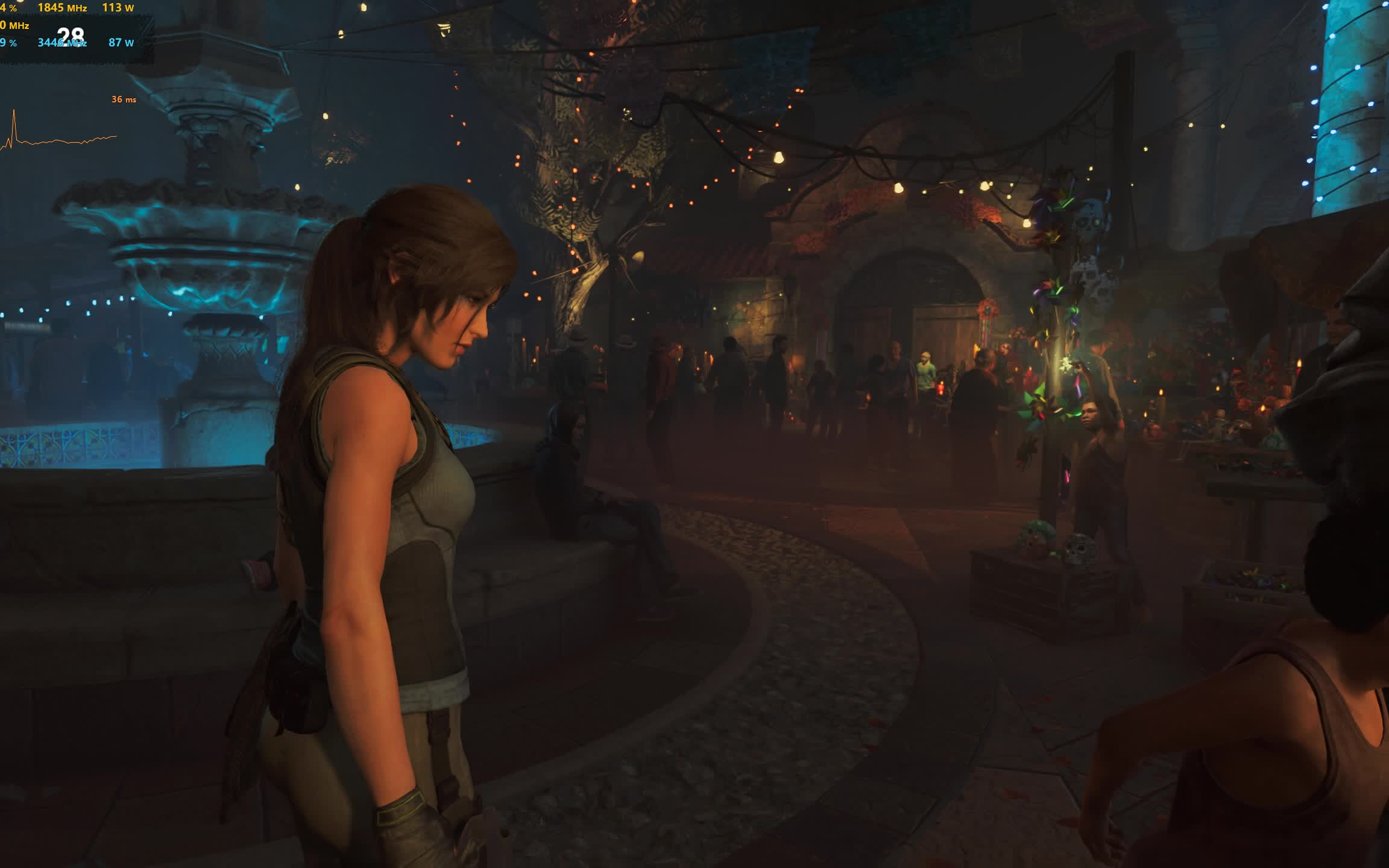 古墓丽影11暗影光追测试