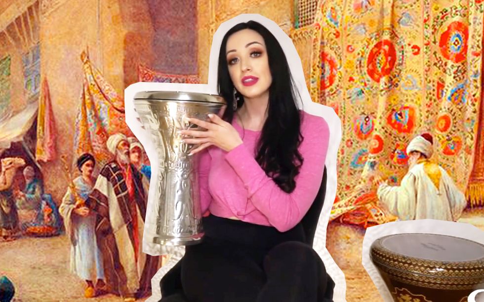 shahrzad讲埃及各种鼓 熟肉