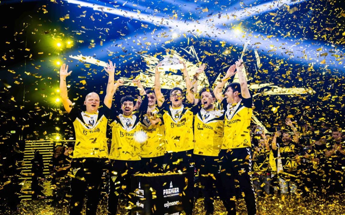 【blast2023秋季决赛】vitality夺冠捧杯时刻 l cs2