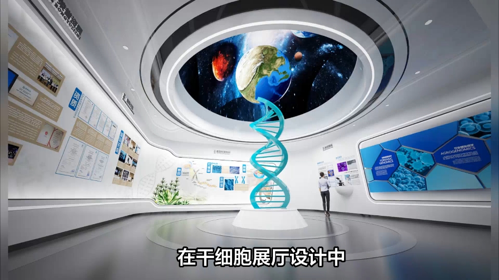 在干细胞展厅设计中,可以运用空间叙事艺术来丰富展厅的内涵和吸引
