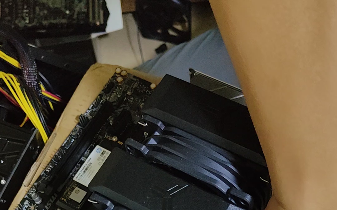 5600x原装散热换塔式散热器经历