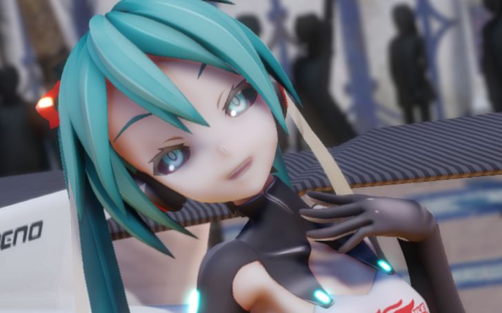 2016赛车娘初音【mmd】electric curator【大神犬pv付】