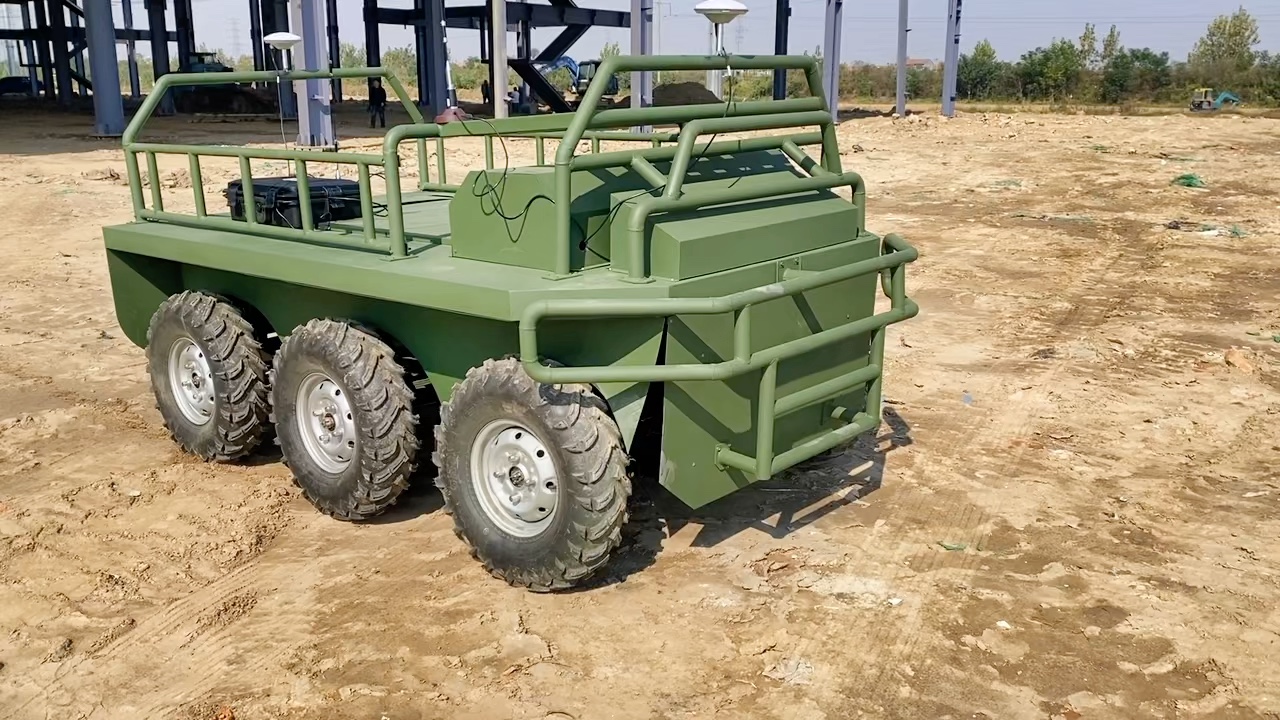 六驱无人越野车,线控底盘,无人驾驶系统一站式服务#远程控制#自主研发