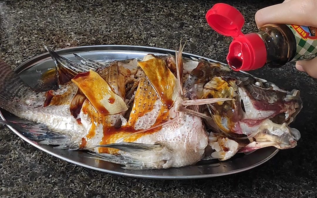 简简单单的蒸福寿鱼