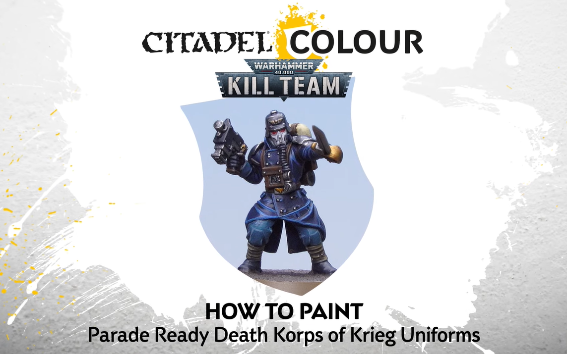 [图]How to Paint: Parade Ready Death Korps of Krieg Uniforms 战锤 40k 杀戮小队 死亡军团 克里格 制服