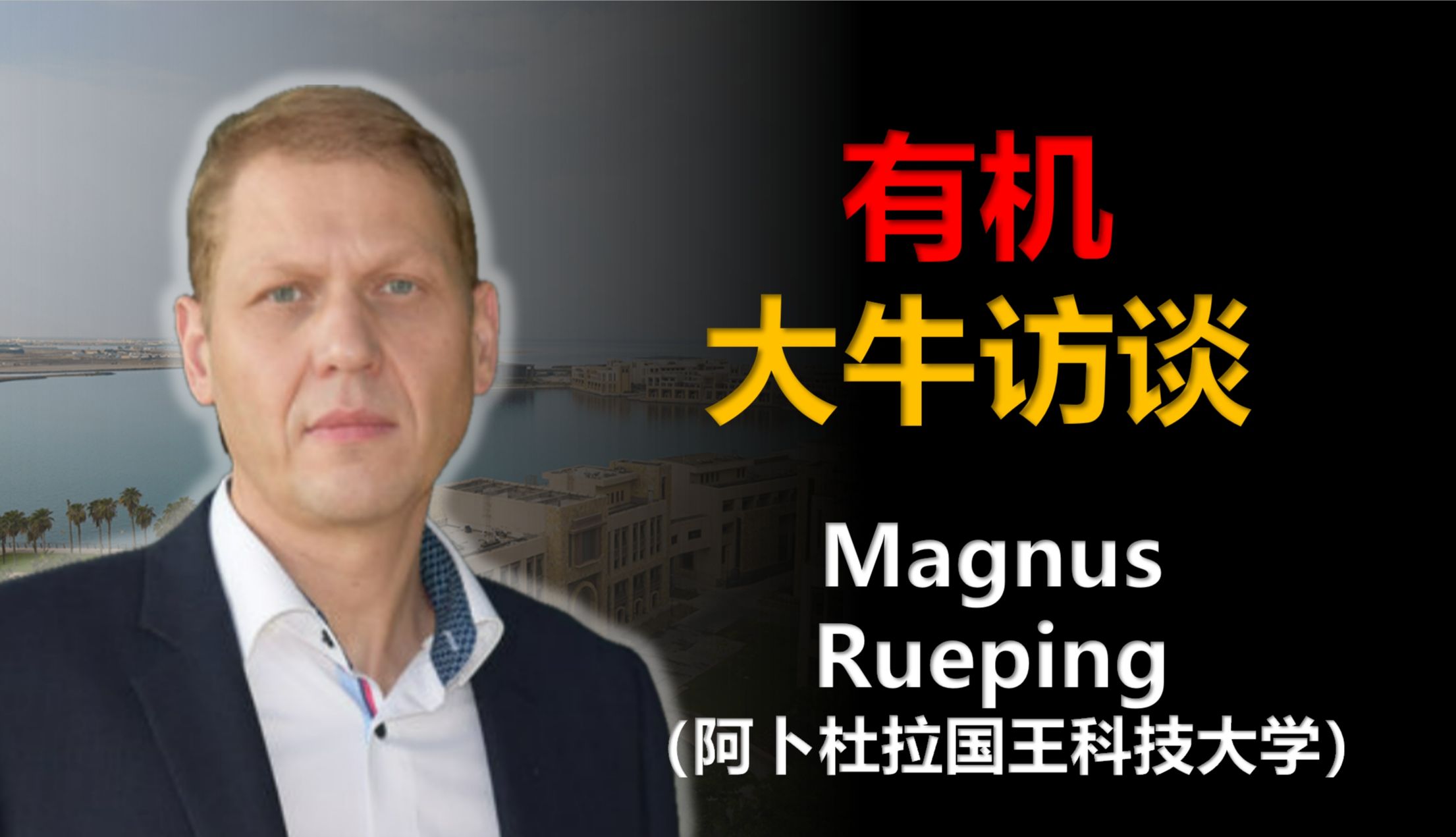 有机大牛访谈:Magnus Rueping 【中英字幕】哔哩哔哩bilibili