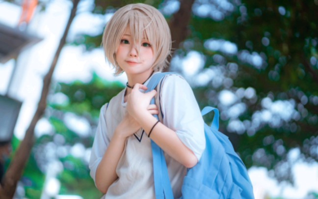 【春果】白鸟蓝良常服cos-萤火虫d2场照,love
