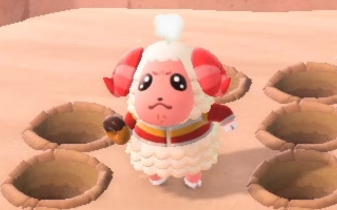 动森茶茶丸气死羊了