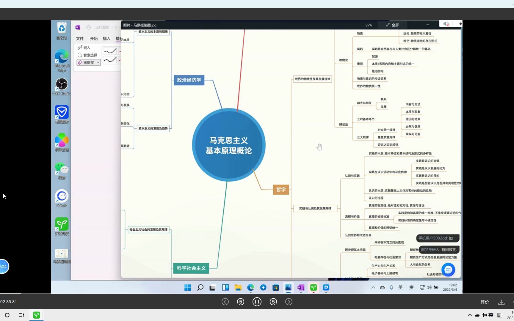 2快速画思维导图,60分钟带你捋清考研政治《马原》哔哩哔哩bilibili