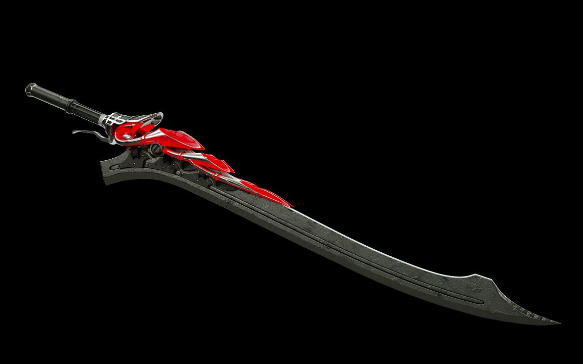【3d建模】可以搓红刀的绯红女皇!——鬼泣5尼禄佩刀