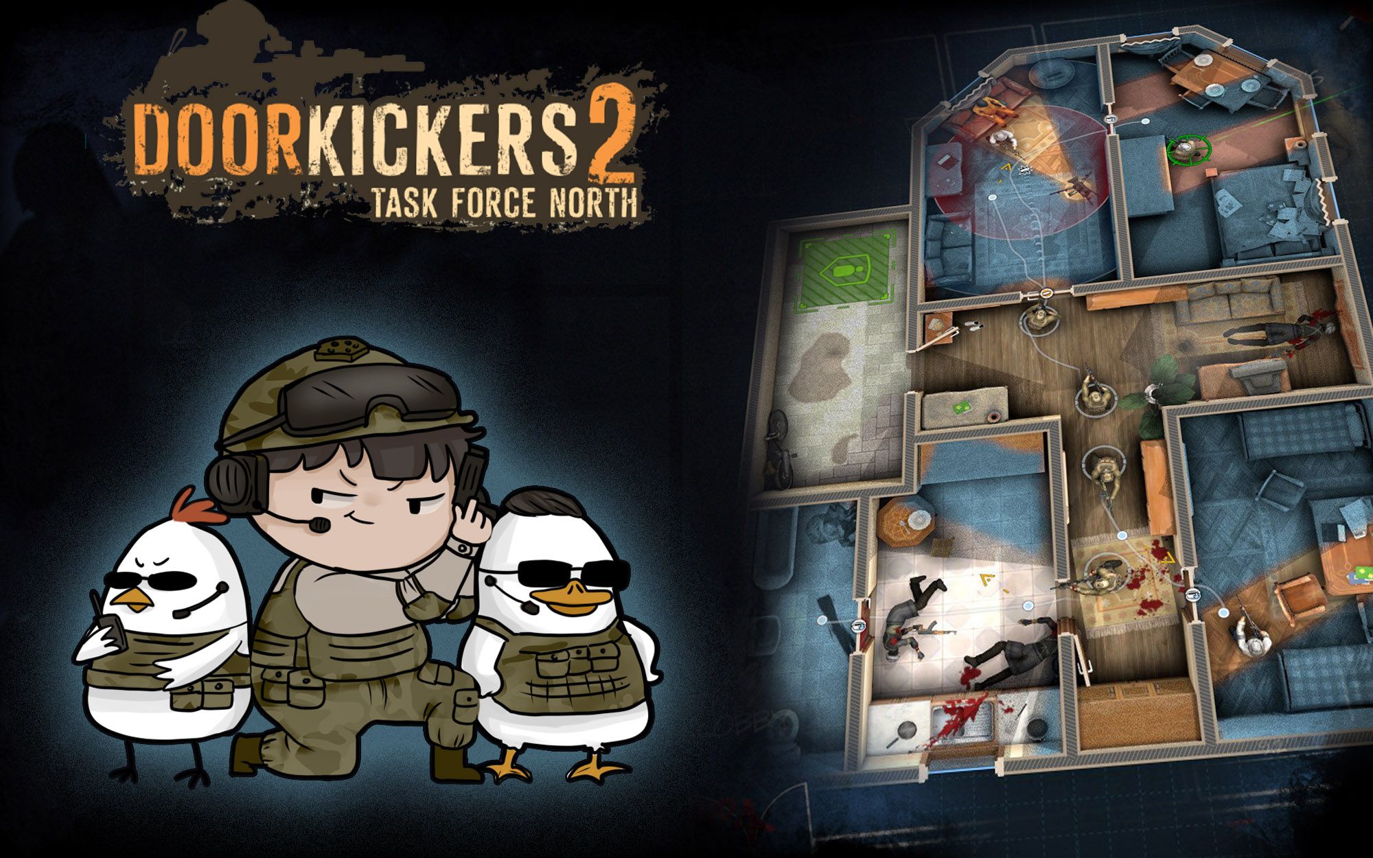 [图]【风笑试玩】千万不要乱扔烟雾弹丨Door Kickers 2 Task Force North 试玩