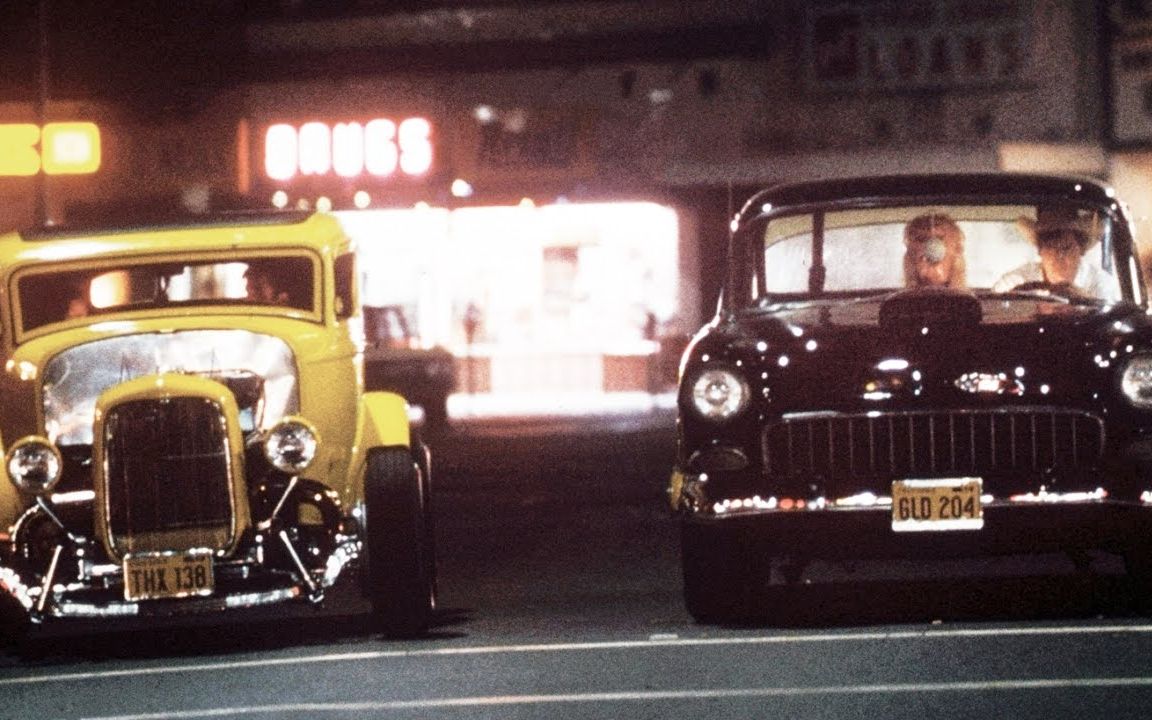 [图]60年代初期美国汽车文化- 1973年 电影"American Graffiti"片段 Johnny B. Goode