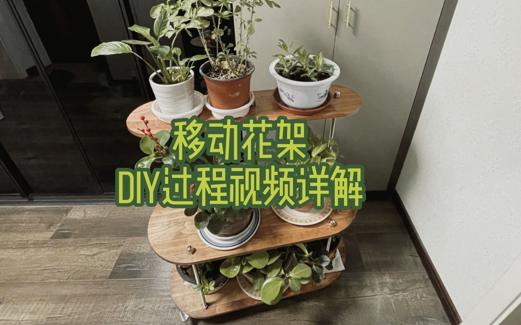 移动花架DIY过程视频详解来啦!哔哩哔哩bilibili