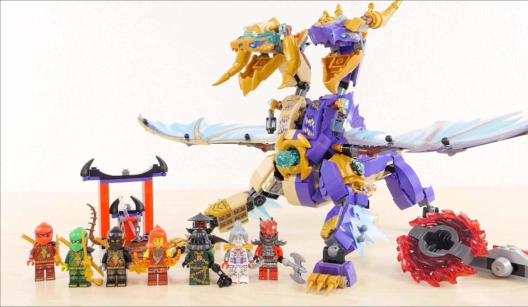 乐高71836幻影忍者神龙拼搭