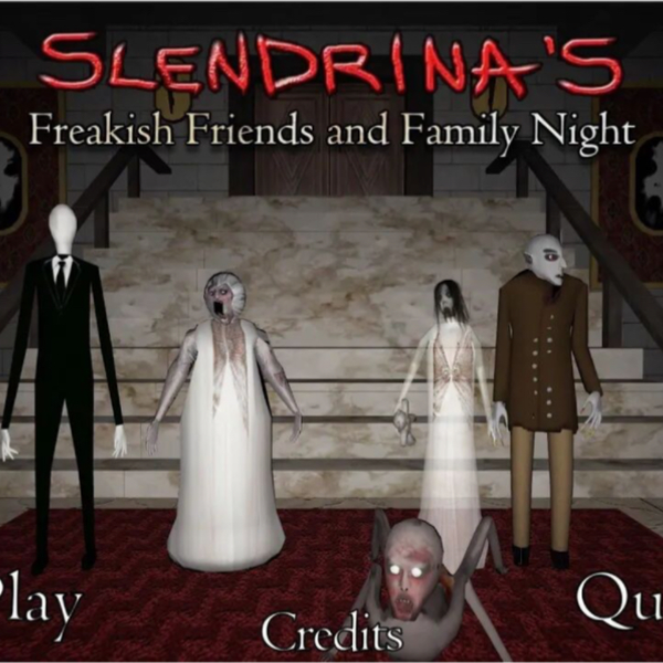 搬运]Slendrina's Freakish Friends and Family Night Gameplay  Walkthrough_哔哩哔哩_bilibili