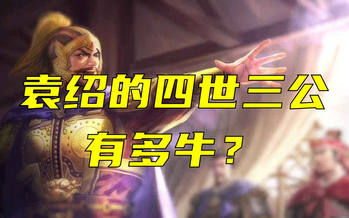 袁绍的四世三公究竟有多牛?来评论区留下你的看法哔哩哔哩bilibili