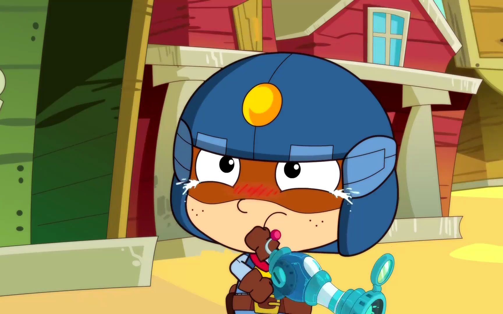 粗心超人变身牛仔,一个人打三个,轻轻松松就能获胜