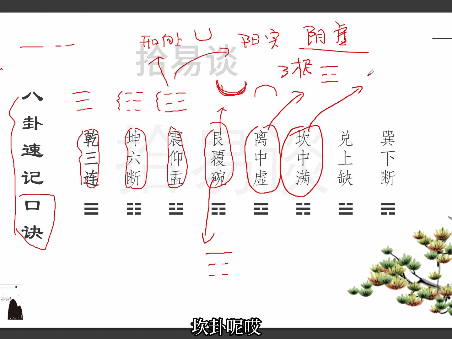 课程从24秒开始,易学小白必看的课程,抖音搜索拾易谈,一起学习.哔哩哔哩bilibili