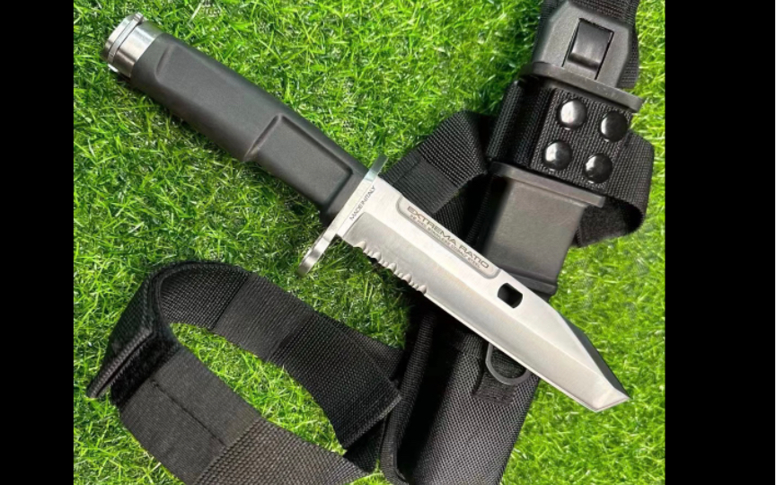 名刀鉴赏-复刻阿富汗极端武力支点,多功能刺带火环