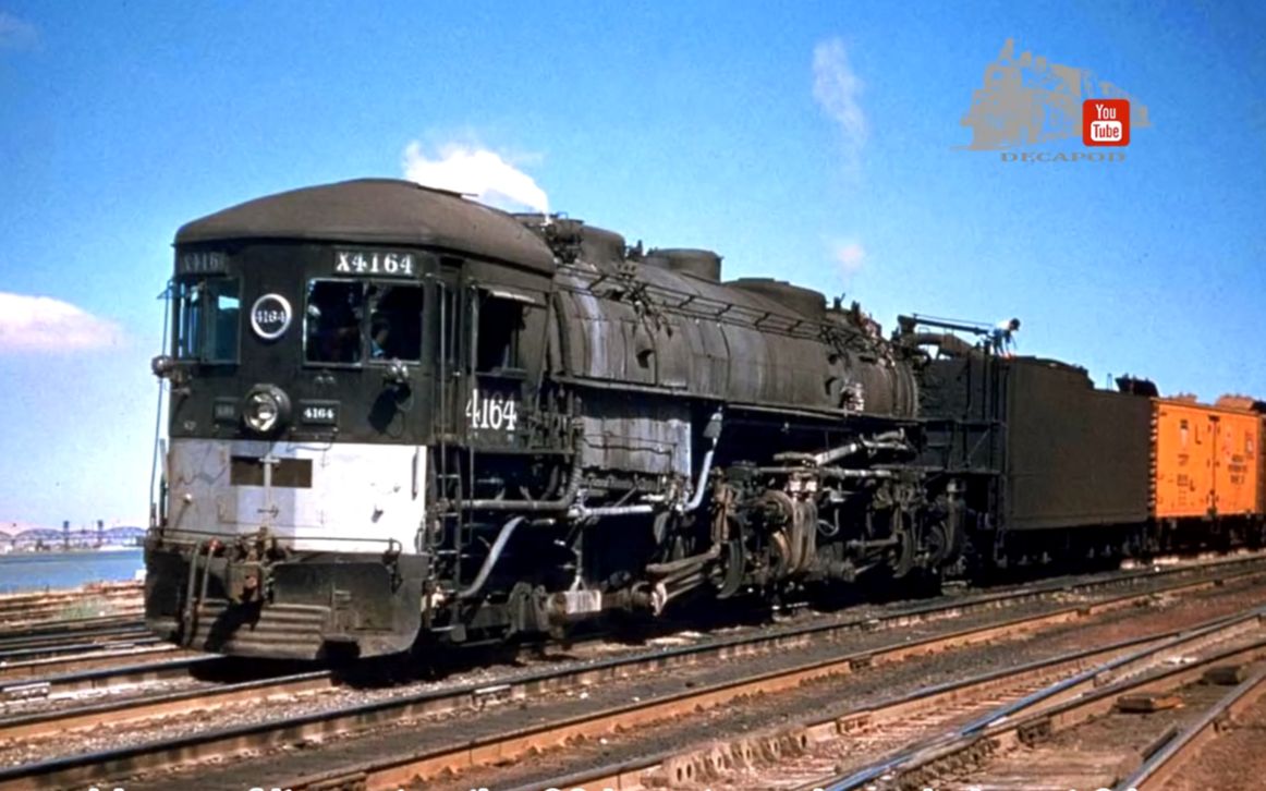 烧油的前置驾驶室蒸汽机车cab forward—南太平洋铁路的标志