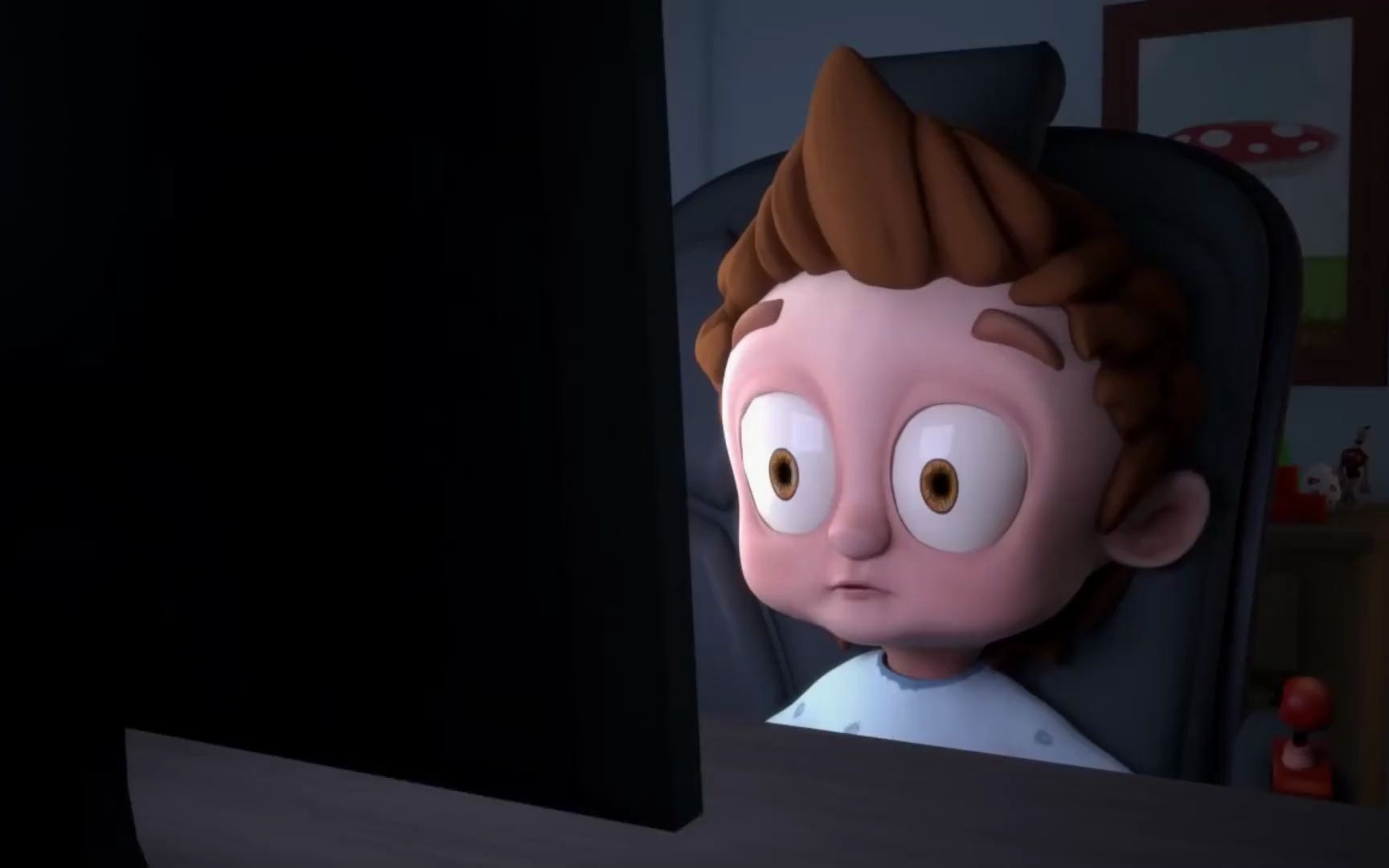 孩子沉迷游戏,妈咪想尽办法都没用,反思动画短片《沉迷》