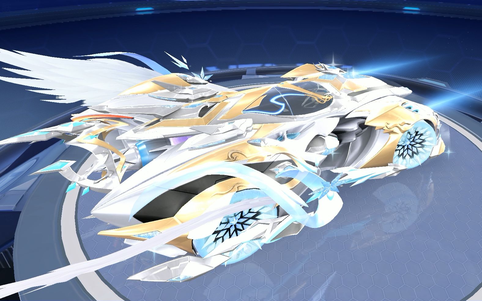 冰魄首个限定进阶皮肤:天使之羽 三阶段车库展示