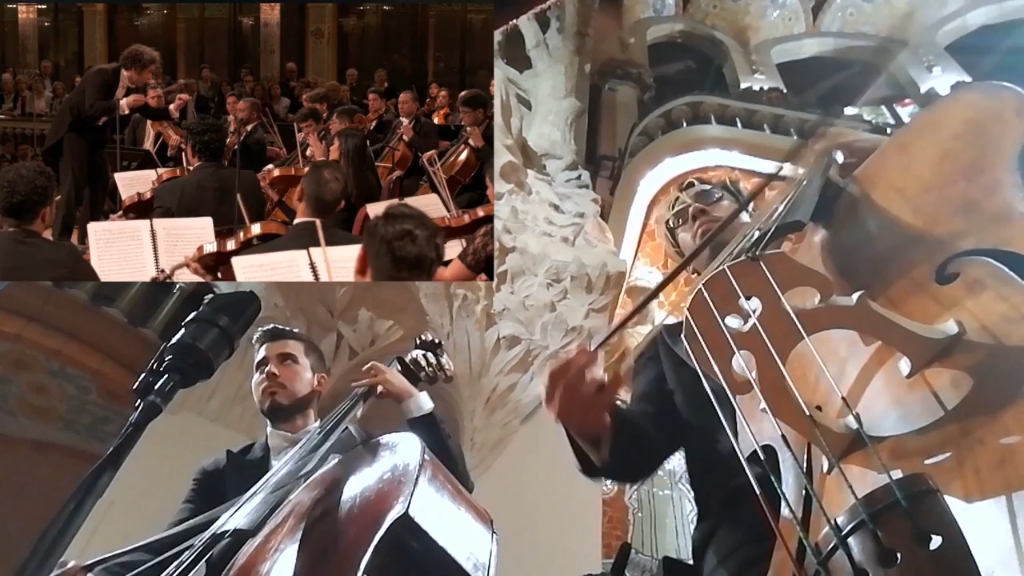 [图]《贝多芬第五交响曲》低音提琴视角BEETHOVEN 5-MOV.3-OSSBV-GUSTAVO DUDAMEL (DOUBLE BASS VIDEO)