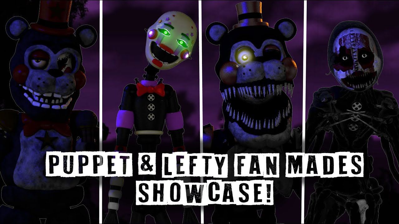 【玩具熊的午夜后宫】fnaf c4d 傀儡合集