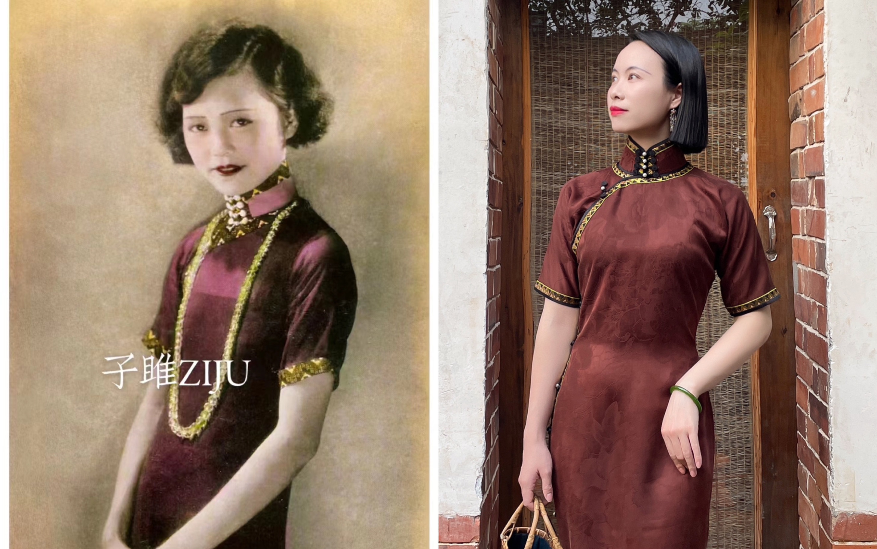 月份牌广告画同款旗袍 | 老祖宗的审美真的是绝绝子