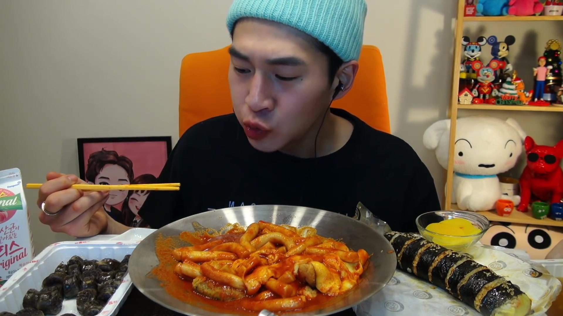 【大胃王banzz奔驰小哥】韩国最著名的炒年糕!