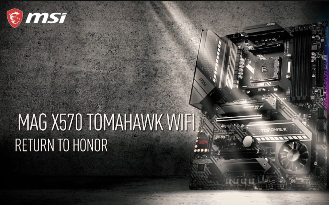 【搬运】微星msi x570 战斧导弹 tomahawk wifi 宣传片