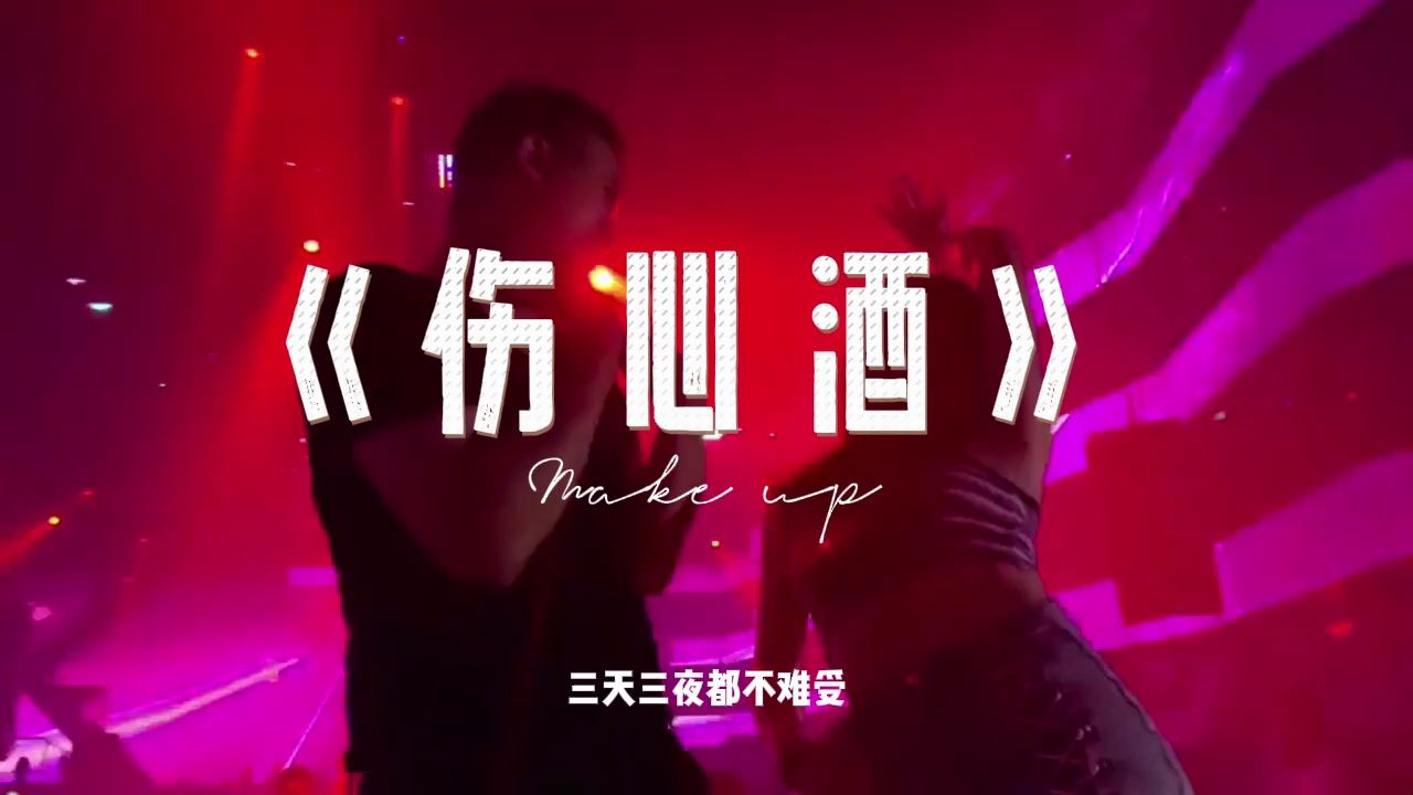 张萨&晟哲《伤心酒》dj版车载mv 好听的dj舞曲 迪厅现场