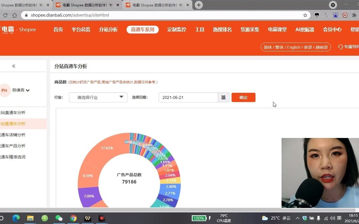 【Shopee教程】虾皮菲律宾站 直通车广告投放TOP5行业排行,以及产出TOP10行业排行榜!哔哩哔哩bilibili