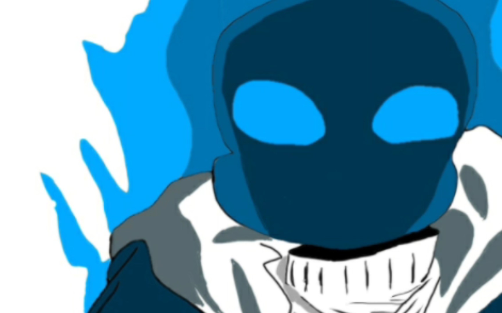 (模仿)up的画   噩梦模式sans(真手画)