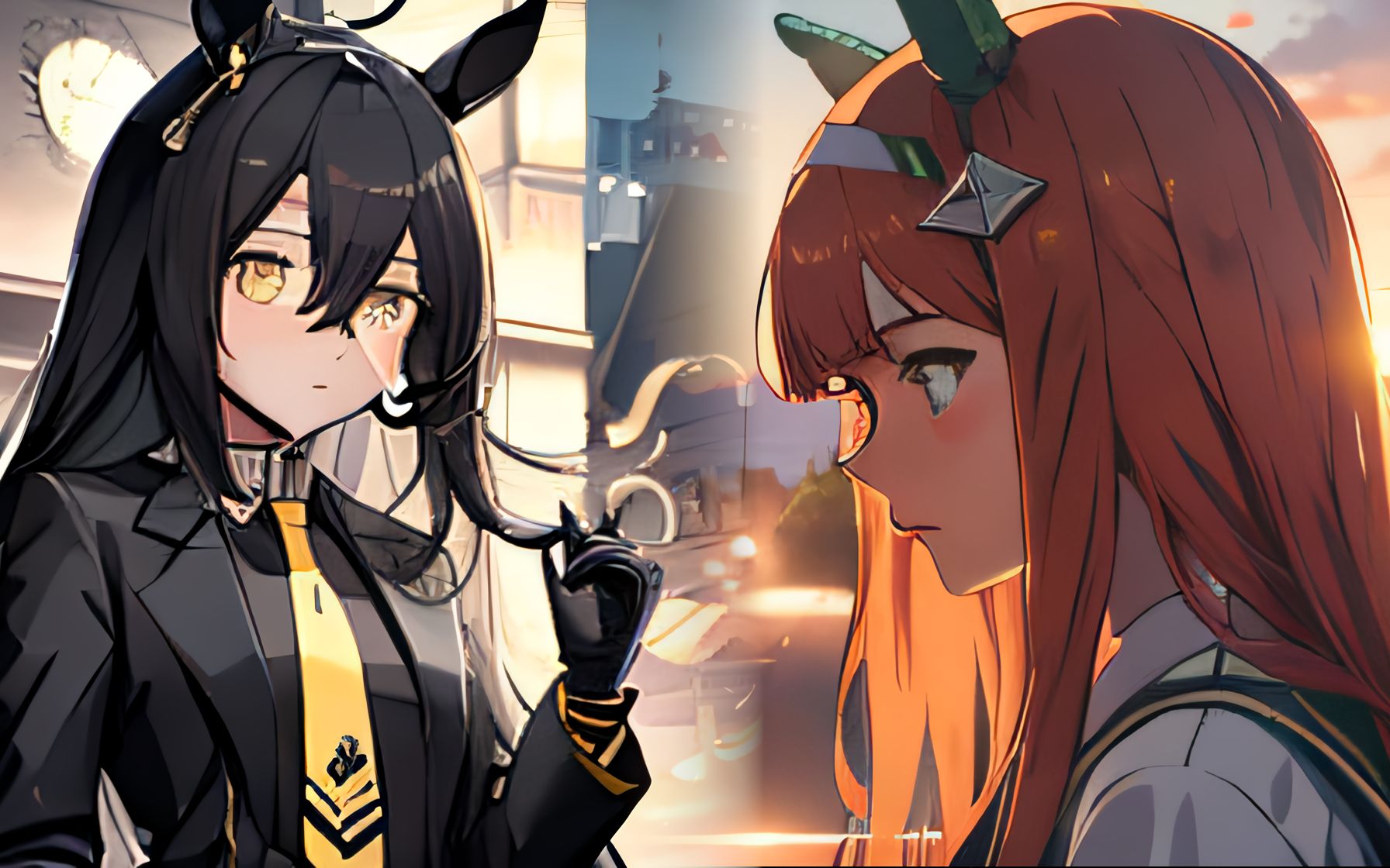 [ai曼城茶座/无声铃鹿] 一对对