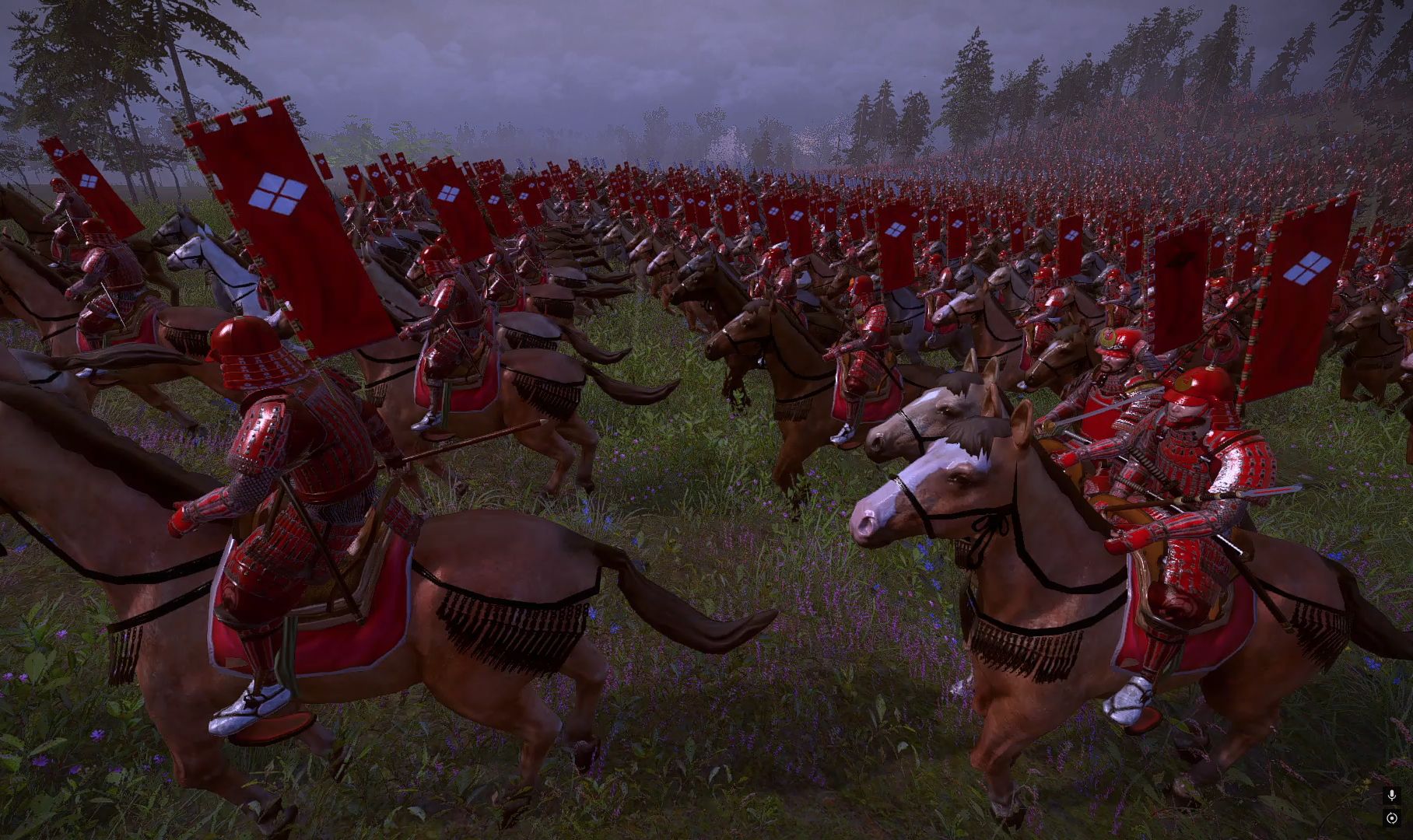 幕府将军 一万骑兵冲锋 致敬指环王,骑兵过万无边无际 幕府2全面战争