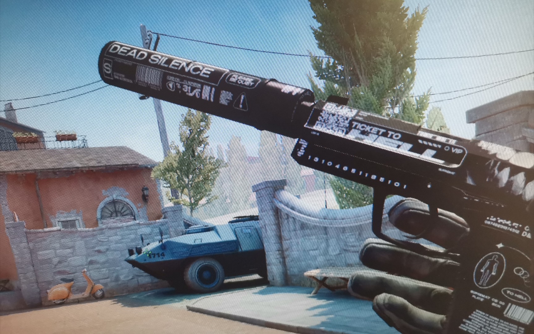 (csgo)usp新皮肤地狱门票的二维码能扫出什么玩意