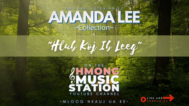 [图]苗族歌曲 堆積感情 苗語版 Amanda Lee - Hlub Koj Ib Leeg