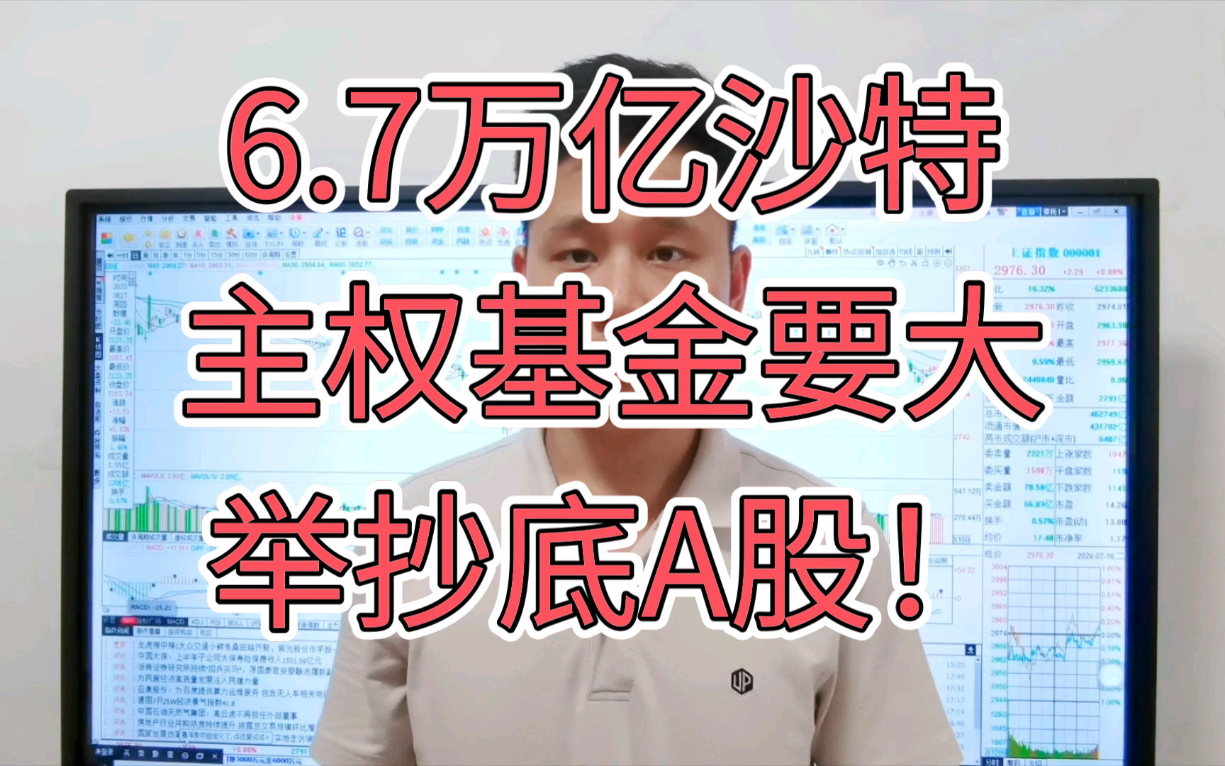 6.7万亿沙特主权基金要大举抄底A股!释放了什么信号?会土豪变乞丐?科技大涨3%!哔哩哔哩bilibili