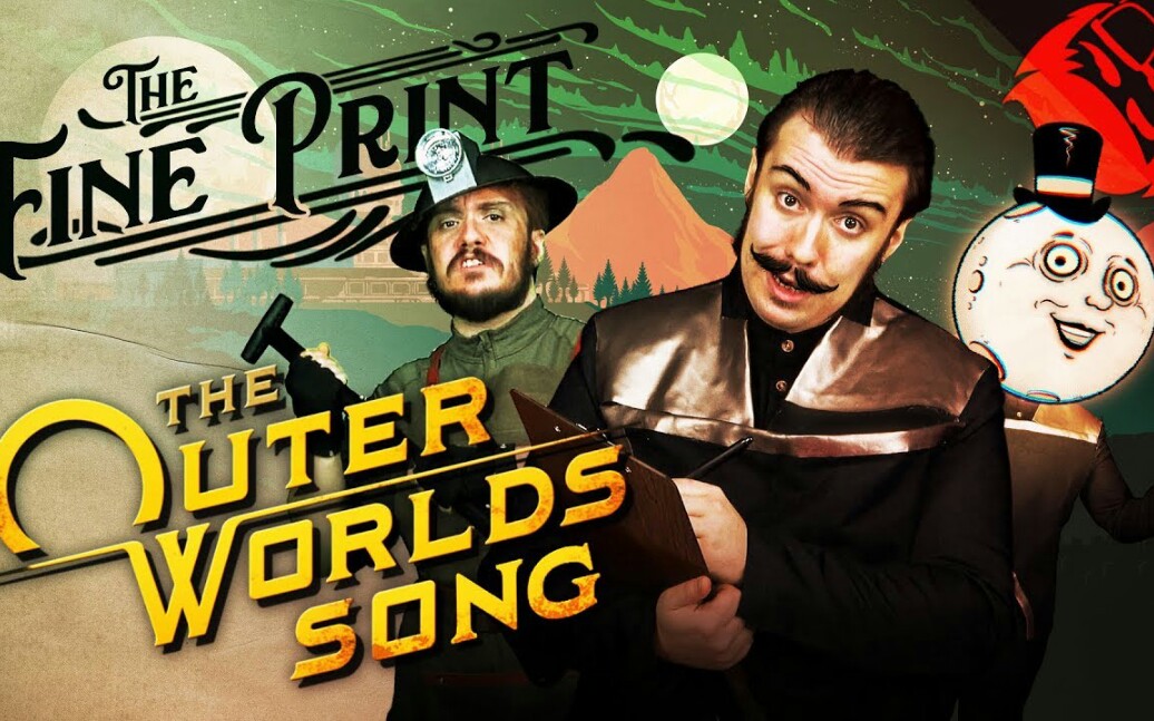 【The stupendium】THE FINE PRINT | The Outer Worlds Song哔哩哔哩bilibili