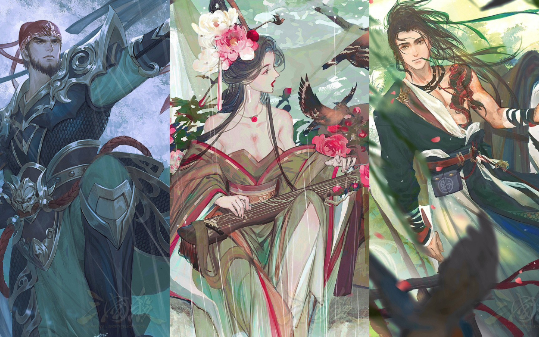 徐盛风雷惊雨,周处燕舞春红,徐氏落雨鸣琴