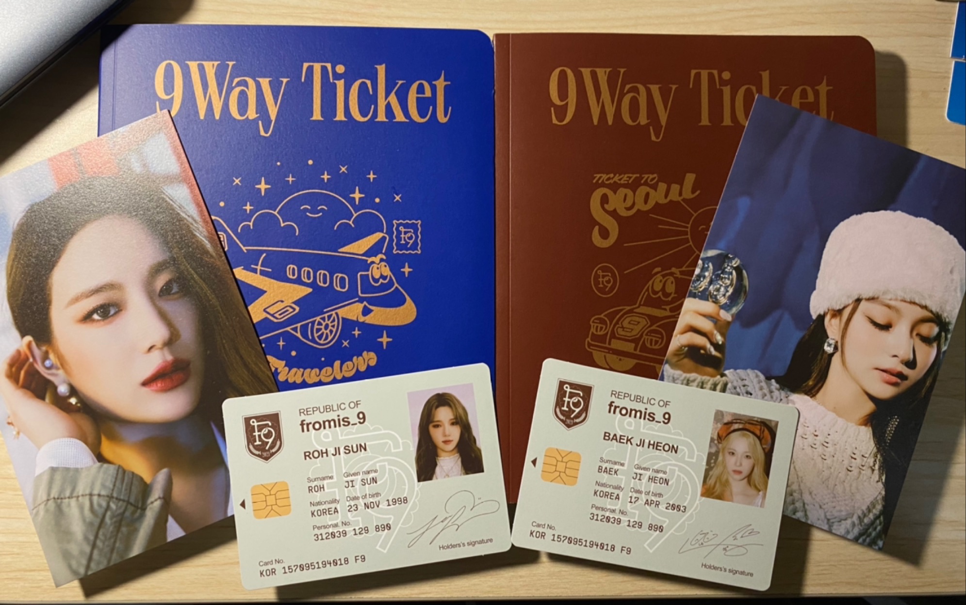 fromis_9米斯/路好拆箱we go红版蓝版裸专/粗糙的pb欣赏_哔哩哔哩