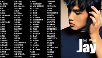【听歌向 第323期】整理了好久的周杰伦100首精选歌曲，mp3那个年代，我的歌单里都是杰伦的啊！