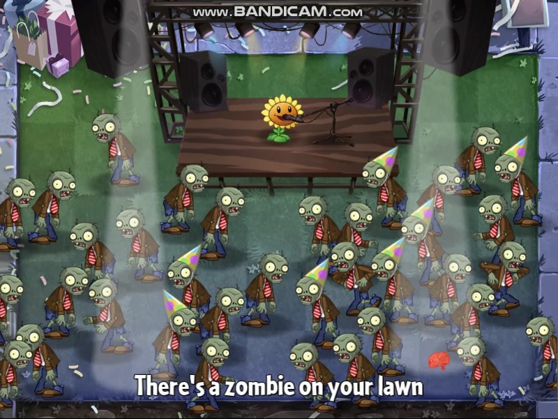 [图]植物大战僵尸2里的植物僵尸也唱起了The zombies on your lawn