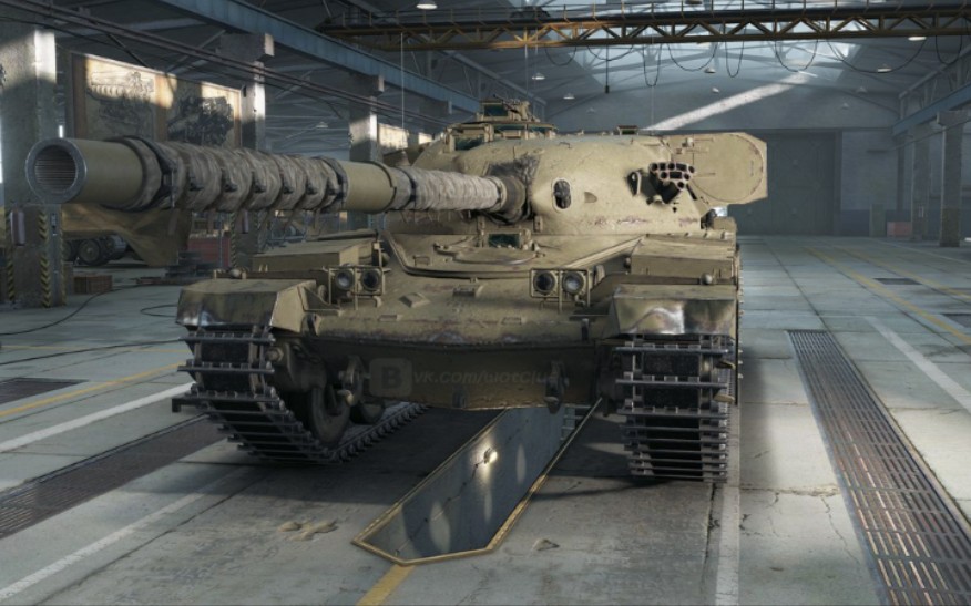 坦克世界闪击战偷炮小队英系高富帅mk6酋长参上