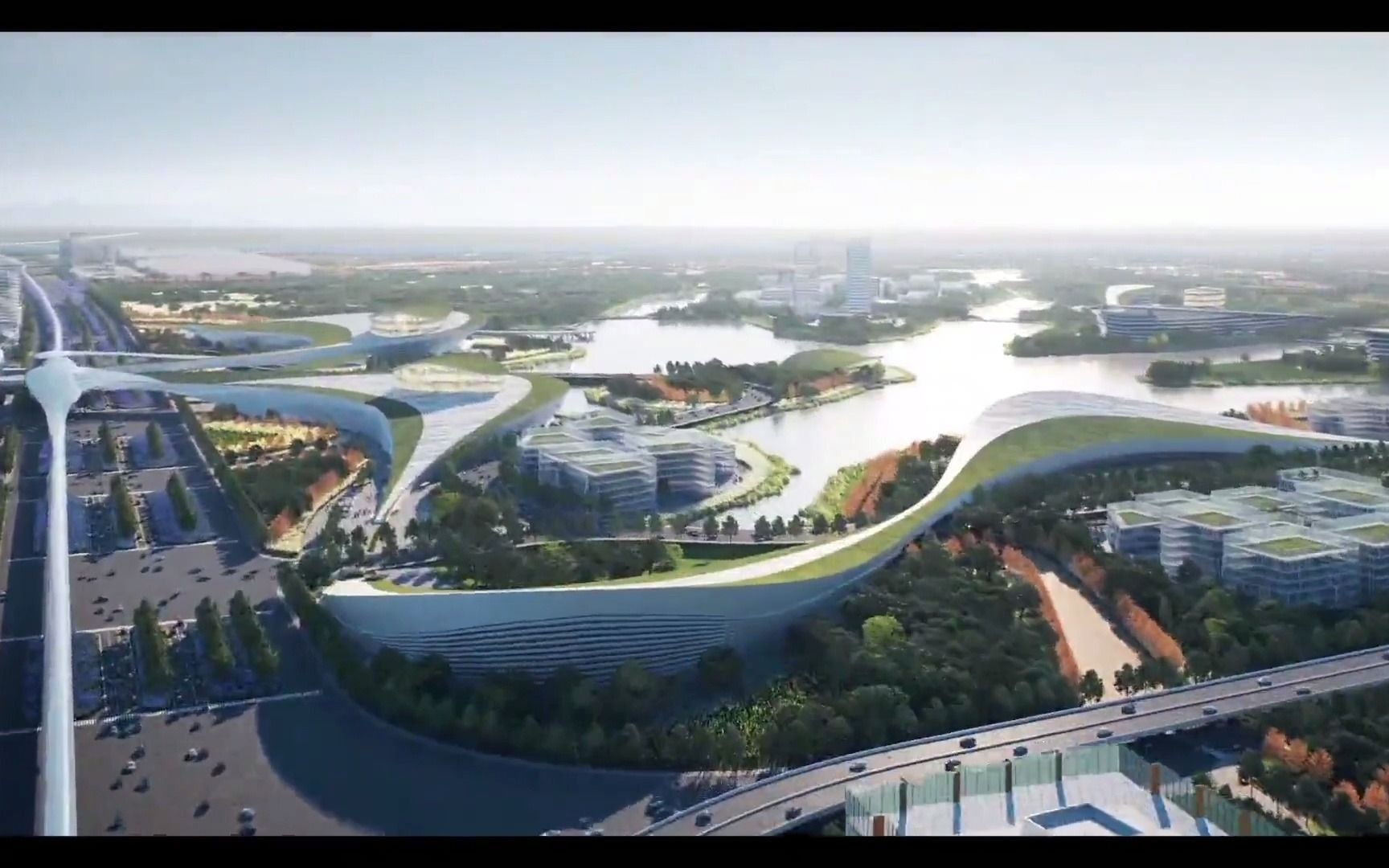 城战略规划与概念性城市设计国际竞赛:霞客启澄,创智湖湾(第五名)